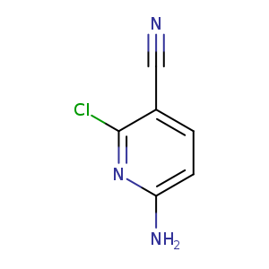 Nc1ccc(c(n1)Cl)C#N