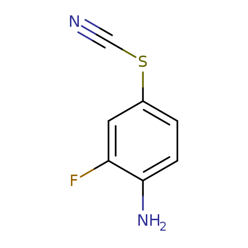 N#CSc1ccc(c(c1)F)N