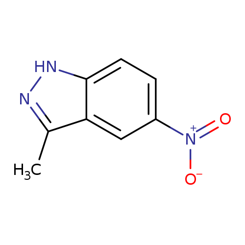 [O-][N+](=O)c1cc2c(C)n[nH]c2cc1