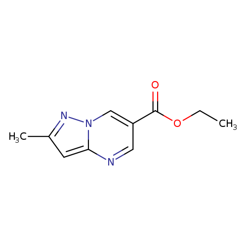CCOC(=O)c1cnc2n(c1)nc(c2)C