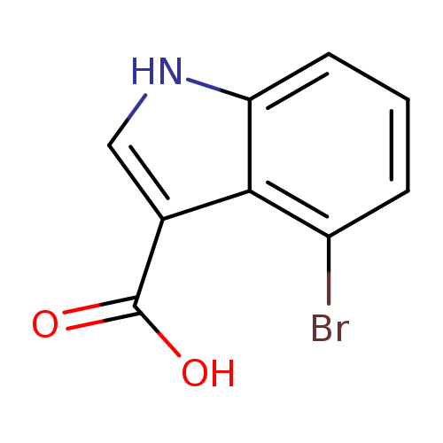 OC(=O)c1c[nH]c2c1c(Br)ccc2