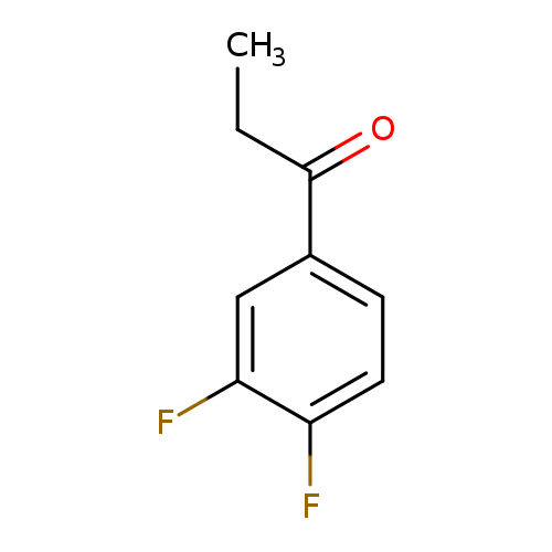 CCC(=O)c1ccc(c(c1)F)F