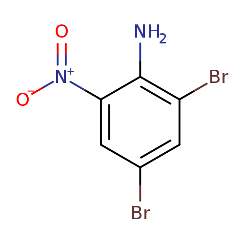 Brc1cc(Br)c(c(c1)[N+](=O)[O-])N