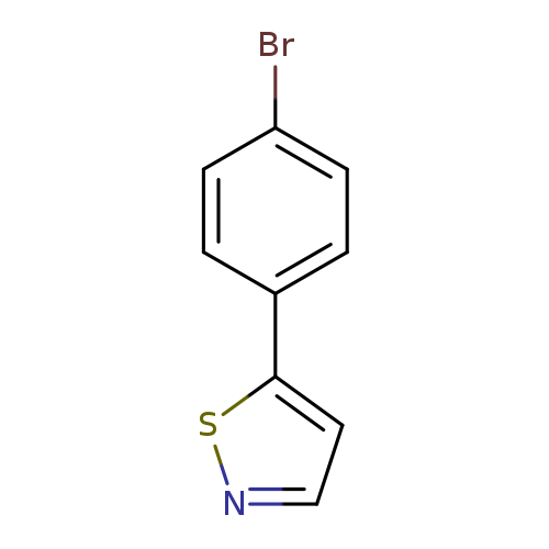 Brc1ccc(cc1)c1ccns1