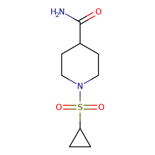 NC(=O)C1CCN(CC1)S(=O)(=O)C1CC1