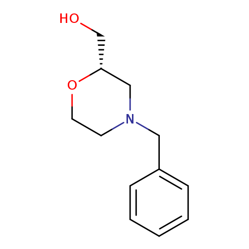 OC[C@H]1OCCN(C1)Cc1ccccc1