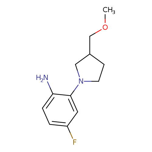 COCC1CCN(C1)c1cc(F)ccc1N