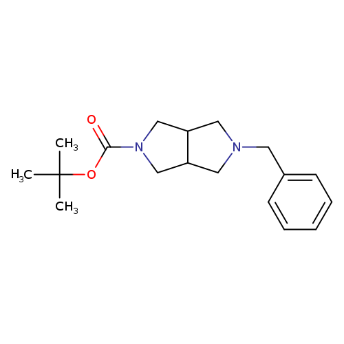 O=C(N1CC2C(C1)CN(C2)Cc1ccccc1)OC(C)(C)C