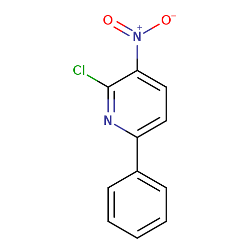 [O-][N+](=O)c1ccc(nc1Cl)c1ccccc1