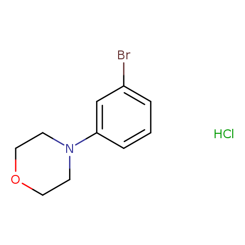 Brc1cccc(c1)N1CCOCC1.Cl