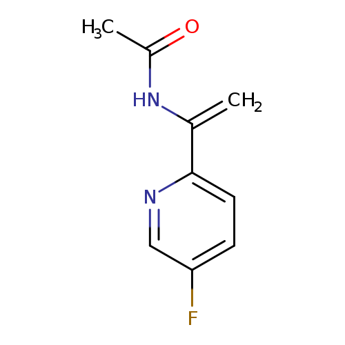 CC(=O)NC(=C)c1ccc(cn1)F