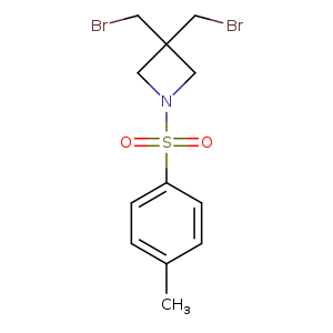 BrCC1(CBr)CN(C1)S(=O)(=O)c1ccc(cc1)C