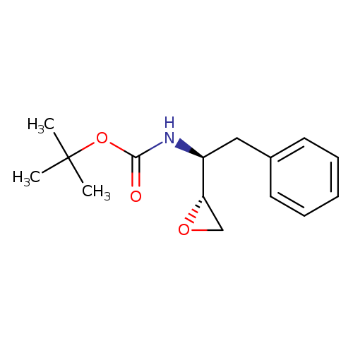 O=C(OC(C)(C)C)N[C@H]([C@H]1OC1)Cc1ccccc1