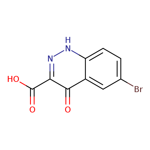 Brc1ccc2c(c1)c(=O)c(n[nH]2)C(=O)O