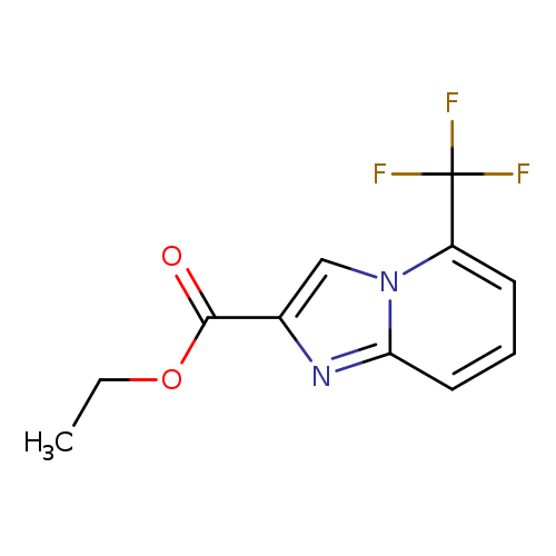 CCOC(=O)c1cn2c(n1)cccc2C(F)(F)F