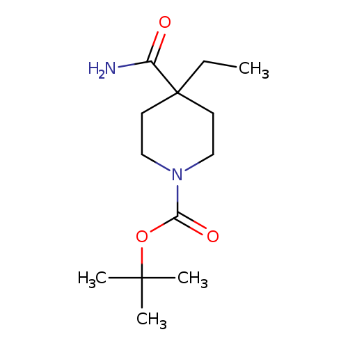 CCC1(CCN(CC1)C(=O)OC(C)(C)C)C(=O)N