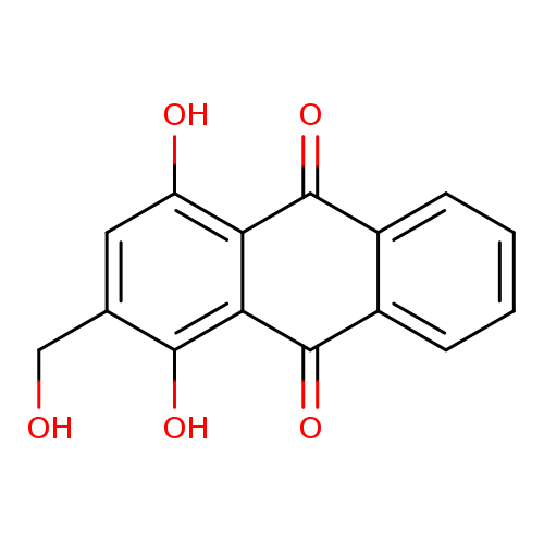 OCc1cc(O)c2c(c1O)C(=O)c1c(C2=O)cccc1