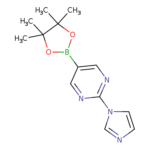 CC1(C)OB(OC1(C)C)c1cnc(nc1)n1cncc1