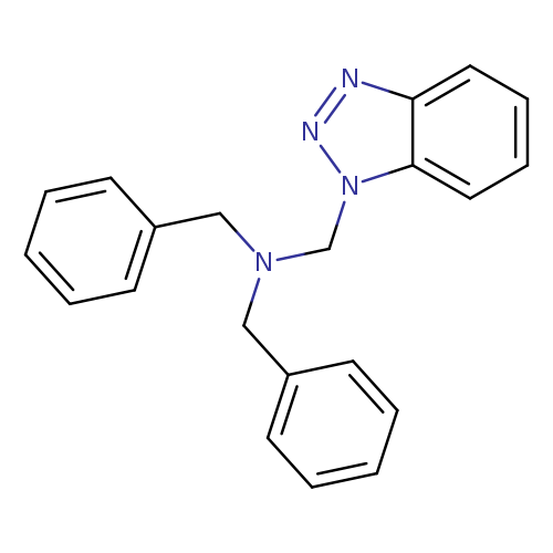 c1ccc(cc1)CN(Cn1nnc2c1cccc2)Cc1ccccc1