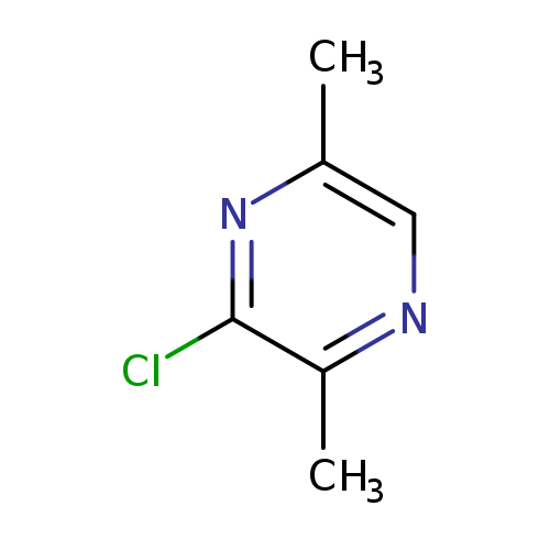 Cc1cnc(c(n1)Cl)C