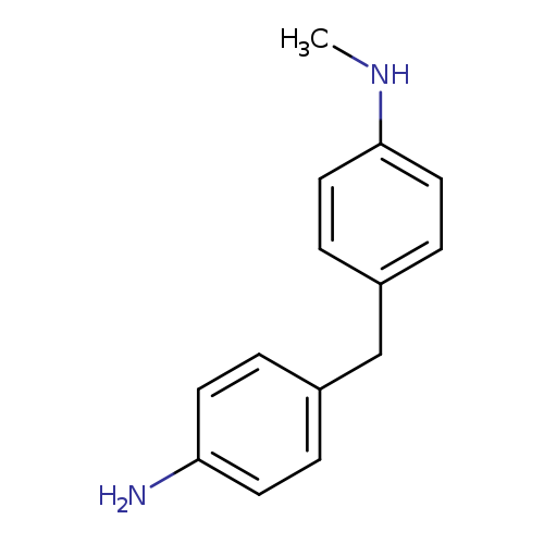 CNc1ccc(cc1)Cc1ccc(cc1)N