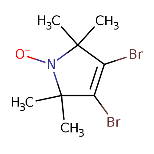 [O-]N1C(C)(C)C(=C(C1(C)C)Br)Br