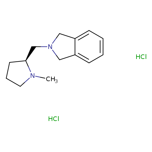 CN1CCC[C@H]1CN1Cc2c(C1)cccc2.Cl.Cl