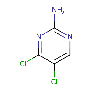 Nc1ncc(c(n1)Cl)Cl