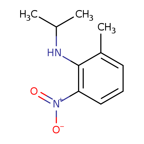 CC(Nc1c(C)cccc1[N+](=O)[O-])C