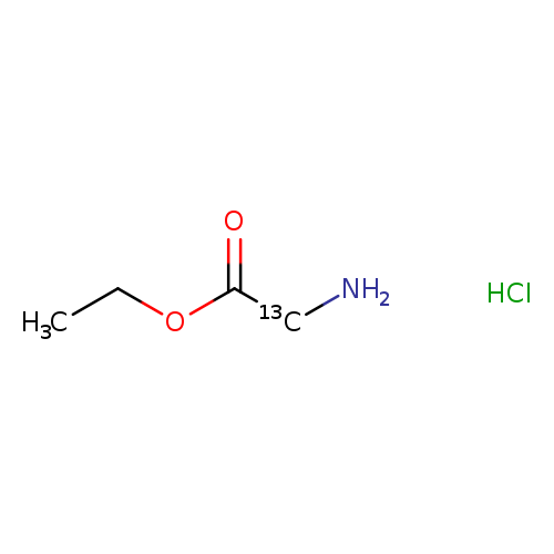 CCOC(=O)[13CH2]N.Cl