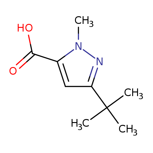 OC(=O)c1cc(nn1C)C(C)(C)C