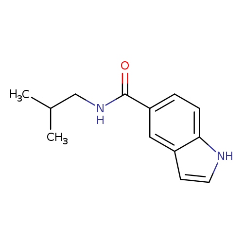 CC(CNC(=O)c1ccc2c(c1)cc[nH]2)C