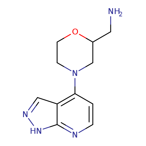 NCC1OCCN(C1)c1ccnc2c1cn[nH]2