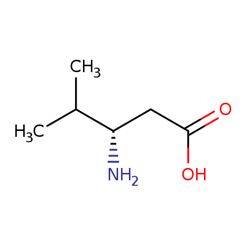 N[C@H](C(C)C)CC(=O)O