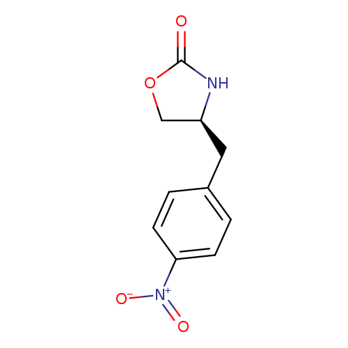 O=C1OC[C@@H](N1)Cc1ccc(cc1)[N+](=O)[O-]