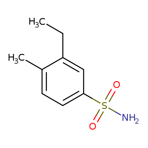 CCc1cc(ccc1C)S(=O)(=O)N