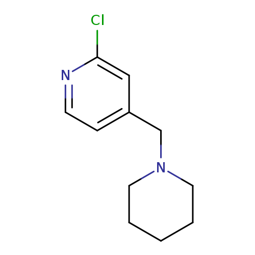 Clc1nccc(c1)CN1CCCCC1