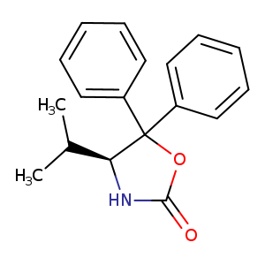 CC([C@@H]1NC(=O)OC1(c1ccccc1)c1ccccc1)C