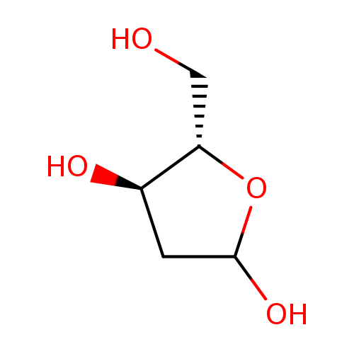 OC[C@@H]1OC(C[C@H]1O)O