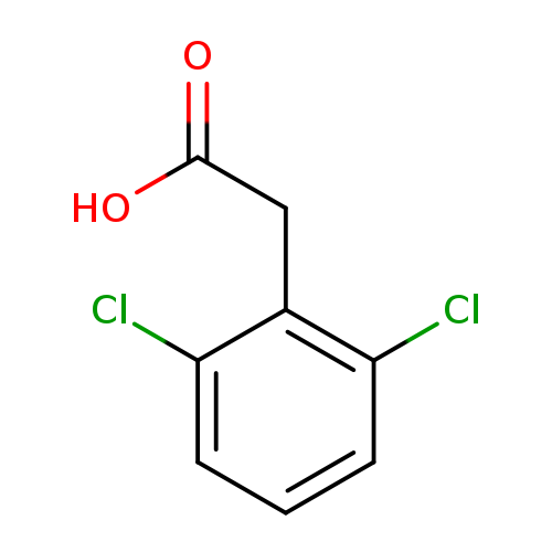 OC(=O)Cc1c(Cl)cccc1Cl