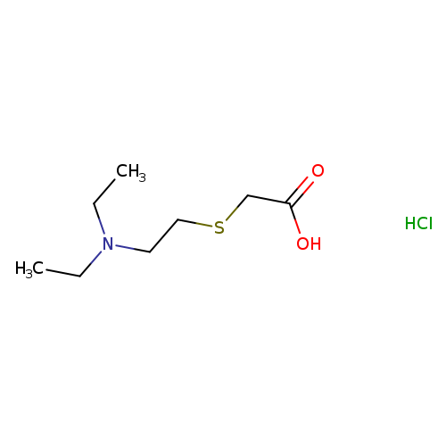 CCN(CCSCC(=O)O)CC.Cl
