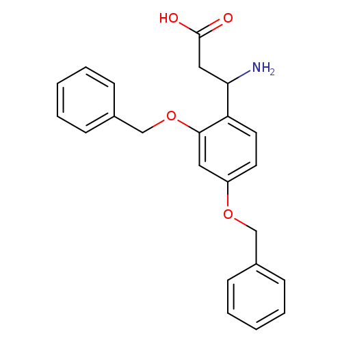 OC(=O)CC(c1ccc(cc1OCc1ccccc1)OCc1ccccc1)N