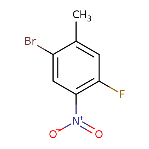 [O-][N+](=O)c1cc(Br)c(cc1F)C