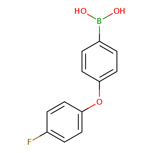 Fc1ccc(cc1)Oc1ccc(cc1)B(O)O