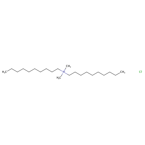 CCCCCCCCCC[N+](CCCCCCCCCC)(C)C.[Cl-]