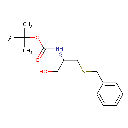 OC[C@H](NC(=O)OC(C)(C)C)CSCc1ccccc1