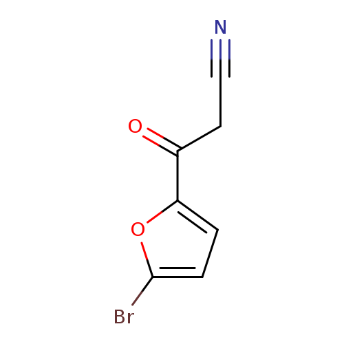 Brc1ccc(o1)C(=O)CC#N