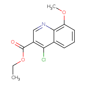 CCOC(=O)c1cnc2c(c1Cl)cccc2OC