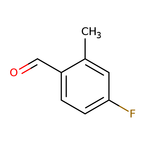 O=Cc1ccc(cc1C)F