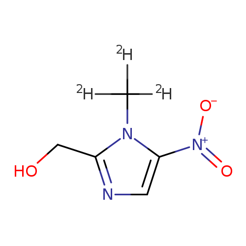 OCc1ncc(n1C([2H])([2H])[2H])[N+](=O)[O-]